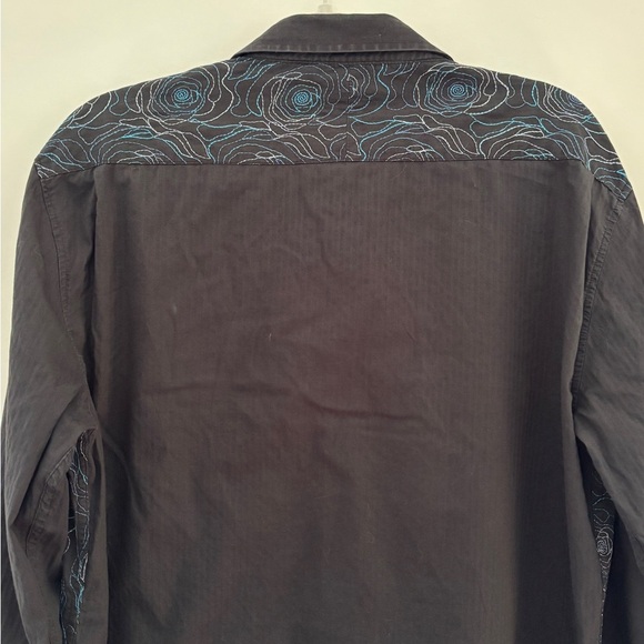 Le Chateau Women's Size‎ Large Button Down Embroidered Western Cowgirl Aesthetic - Picture 10 of 14